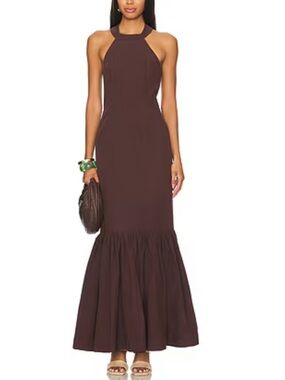 boho white dress midi Tie Neck Ruffle Luxury Satin Colors:Royal Blue Deep V neckline NEON TROPICS Madison LeCroy's Pink Sheer